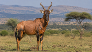 Lichtenstein Hartebeest Background